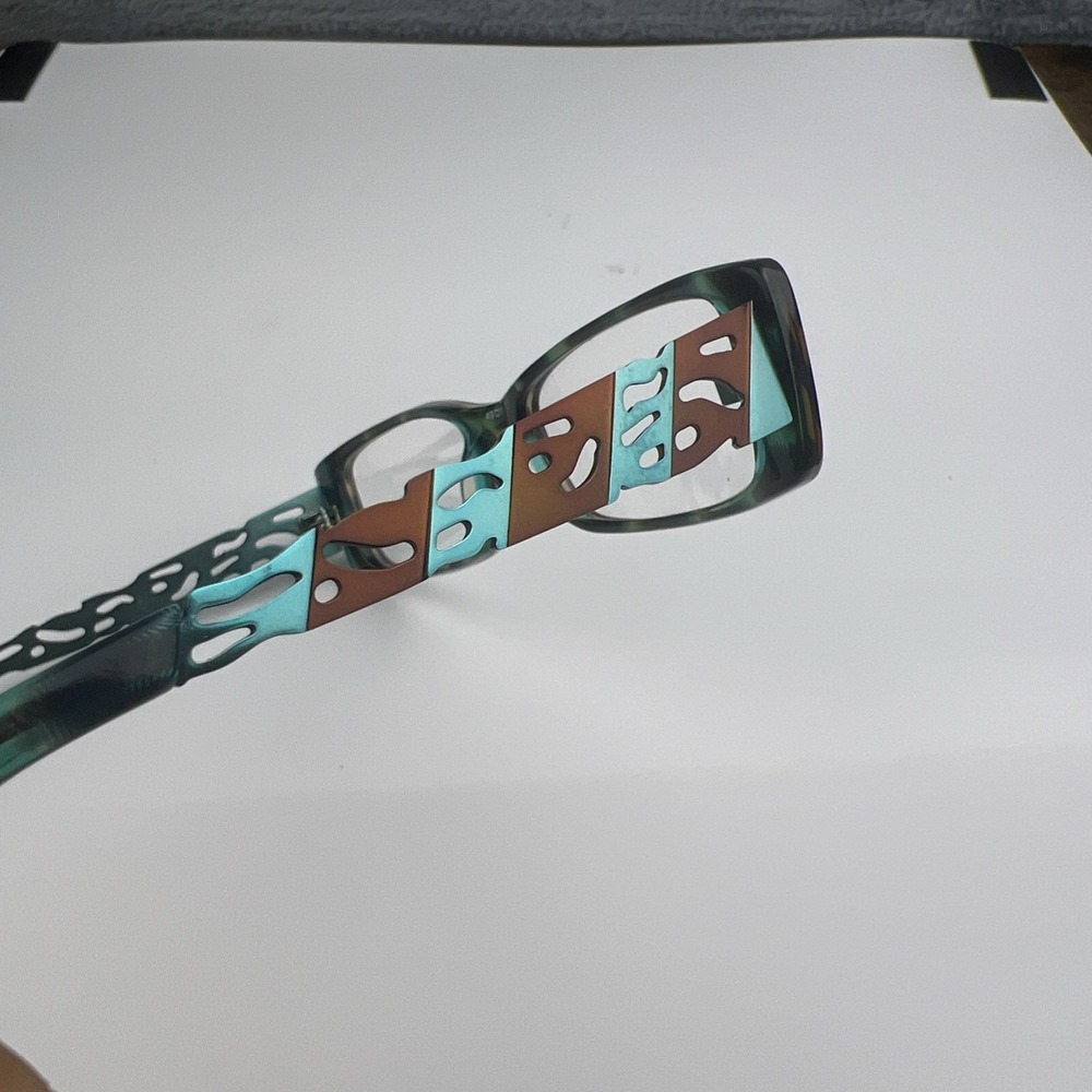 KLIIK Eyeglasses TORTOISE RECTANGLE Glasses 49-17-135 Frame Only MOD: 438 345 - Picture 14 of 16